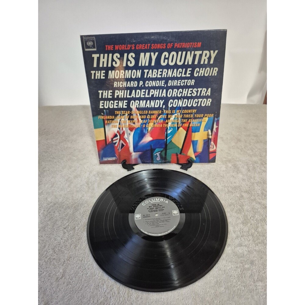 “This Is My Country” The Mormon Tabernacle Choir Vinyl LP 1963 M2S 703